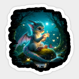 Dragón Luciérnaga Sticker